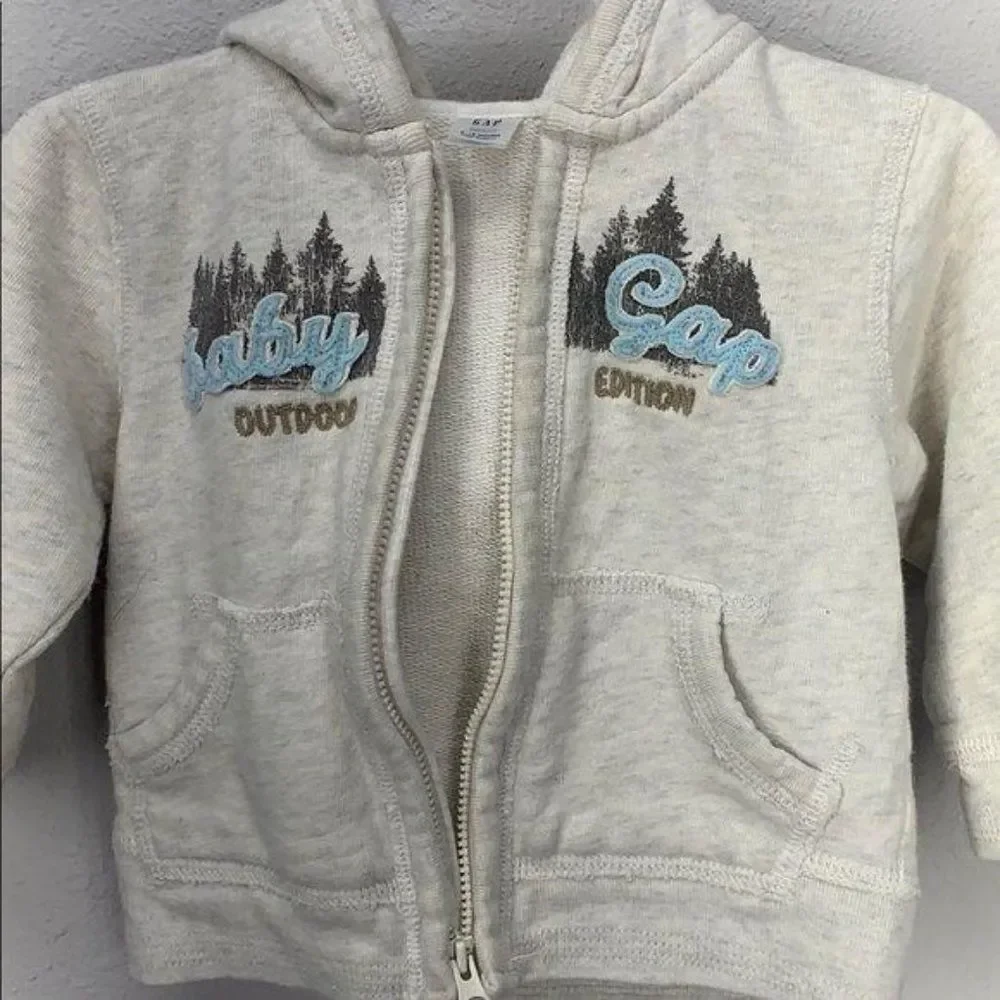 Baby Gap Outdoor Edition Zippered Hooded 6-12‎ Months Jacket